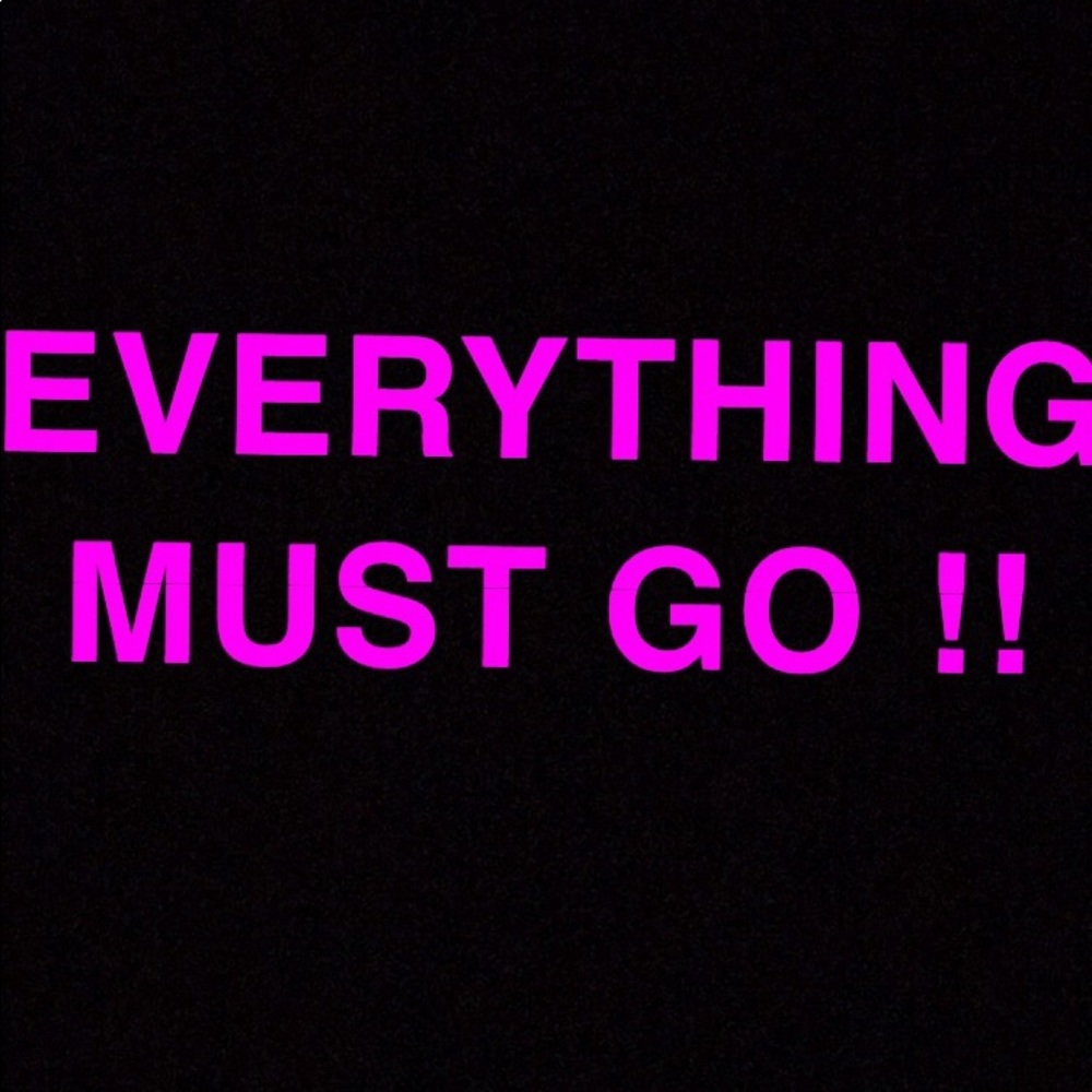 CLOSET CLEAROUT EVERYTHING MUST GO !